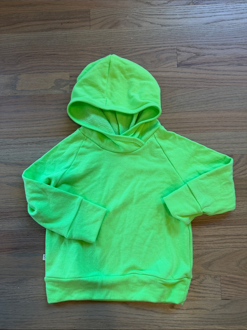 Childhoods Clothing Neon Green Hooded Sweatshirt - Cozy Pullover Hoodie 4T NWOT